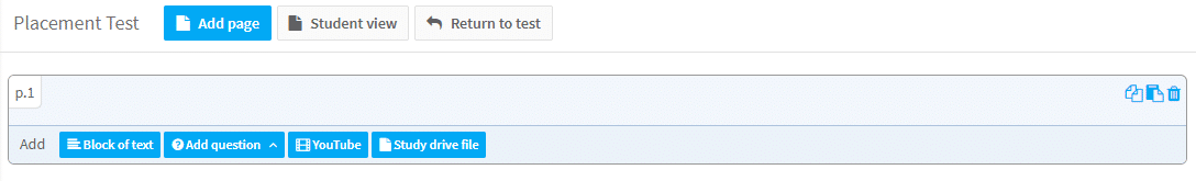 how to create test questions