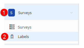 survey labels