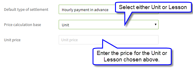 Selecting Unit or Lesson