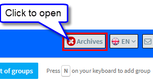 Open archives