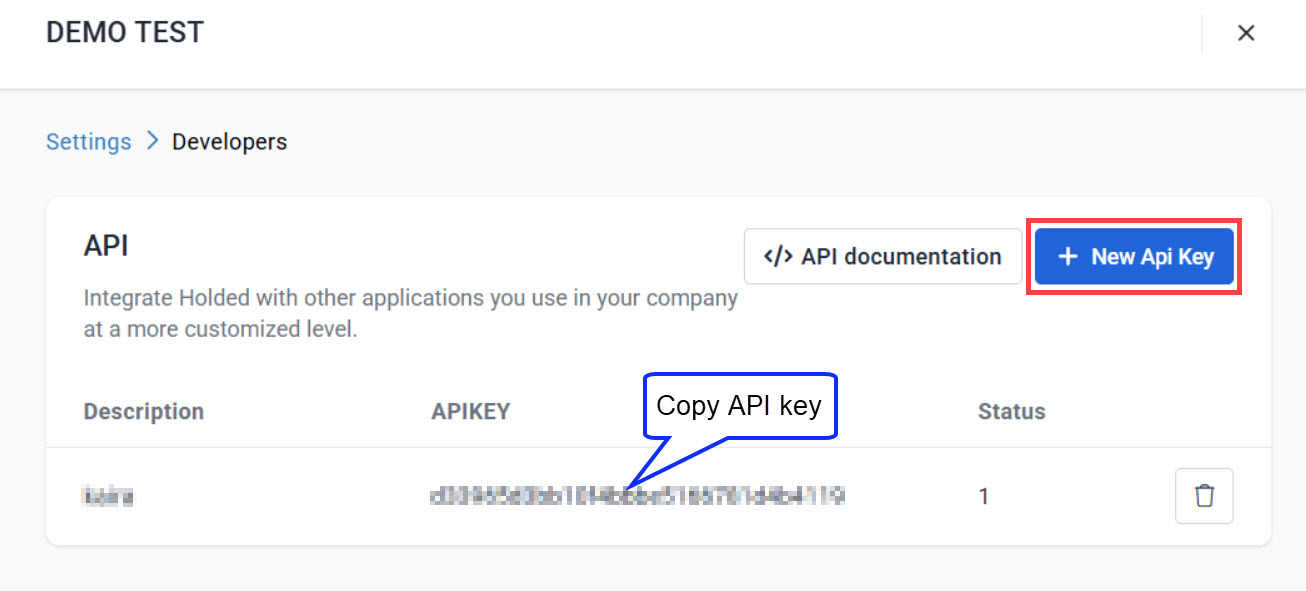 API Keys