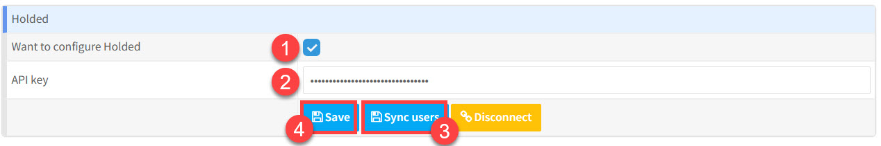 Integration settings